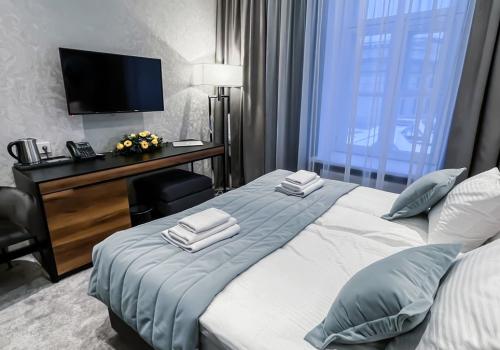 Номер эконом с 1 двуспальной кроватью