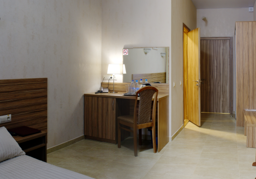 Номер стандарт бизнес с 1 двуспальной кроватью