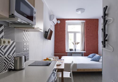 Номер студия с 1 двуспальной кроватью