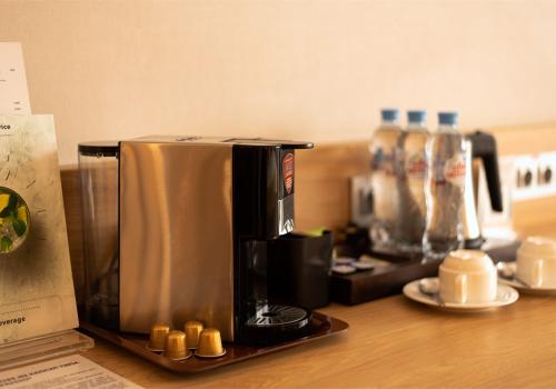 Супериор на верхних этажах с видом на город