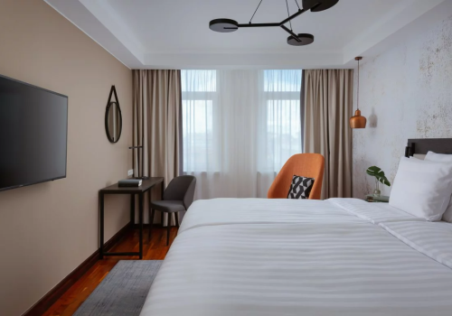 Номер стандарт с 1 двуспальной кроватью