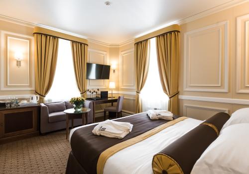 Номер комфорт с 1 двуспальной кроватью