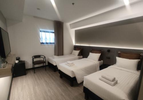 3-местный номер стандарт с 3 односпальными кроватями