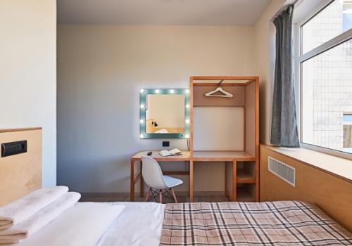 Номер смарт с 1 двуспальной кроватью