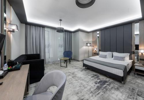 Номер полулюкс с 1 двуспальной кроватью