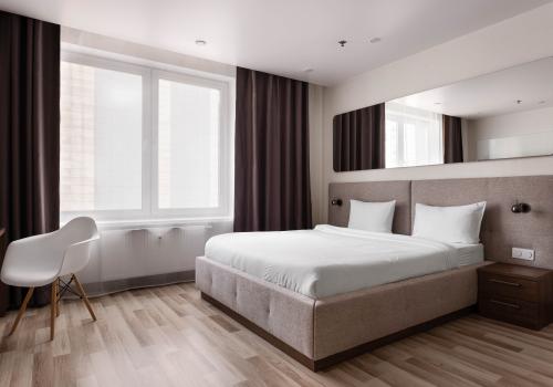 Апартаменты стандарт с 1 двуспальной кроватью