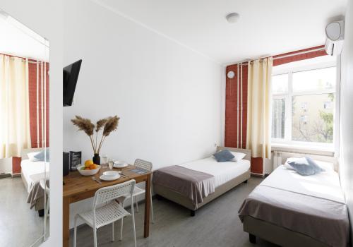 Номер студия с 2 односпальными кроватями