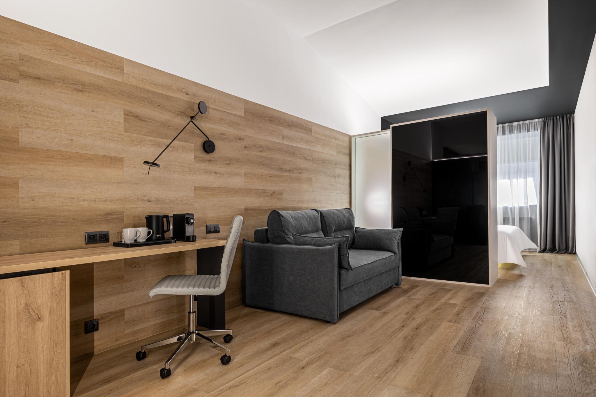 Номер делюкс с 1 двуспальной кроватью, 34 м² 4