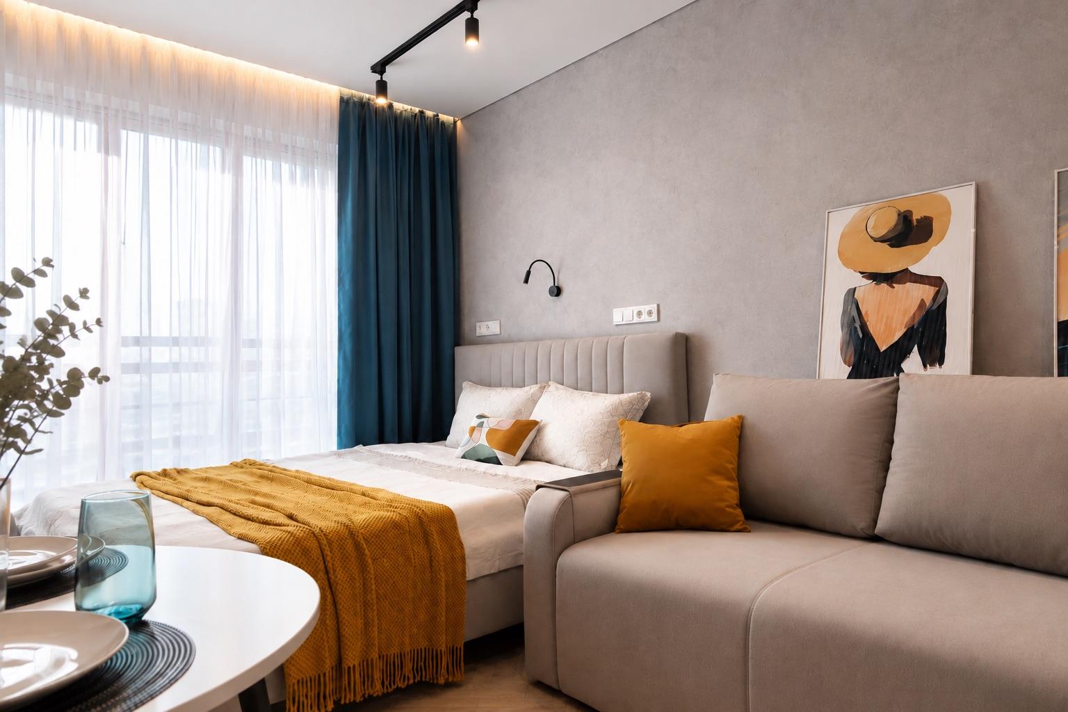Апартаменты-студия, 28 м², 9 этаж