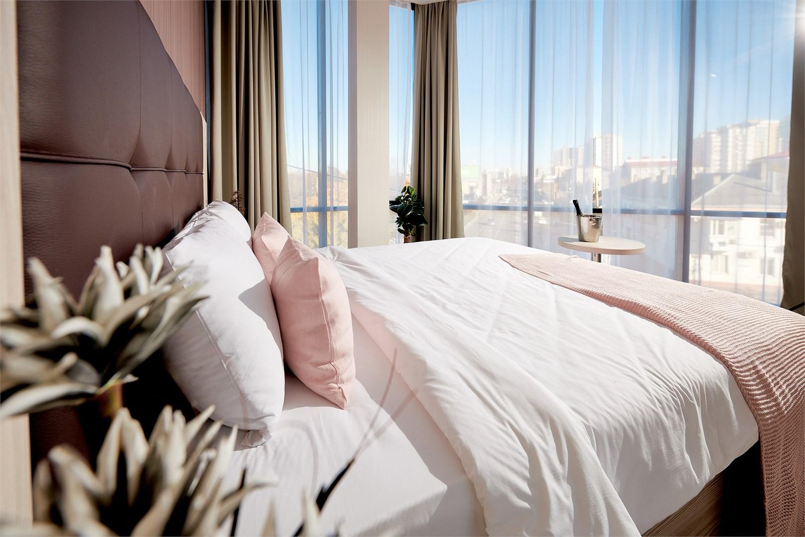 Апартаменты Панорама с кроватью King Size и кухней