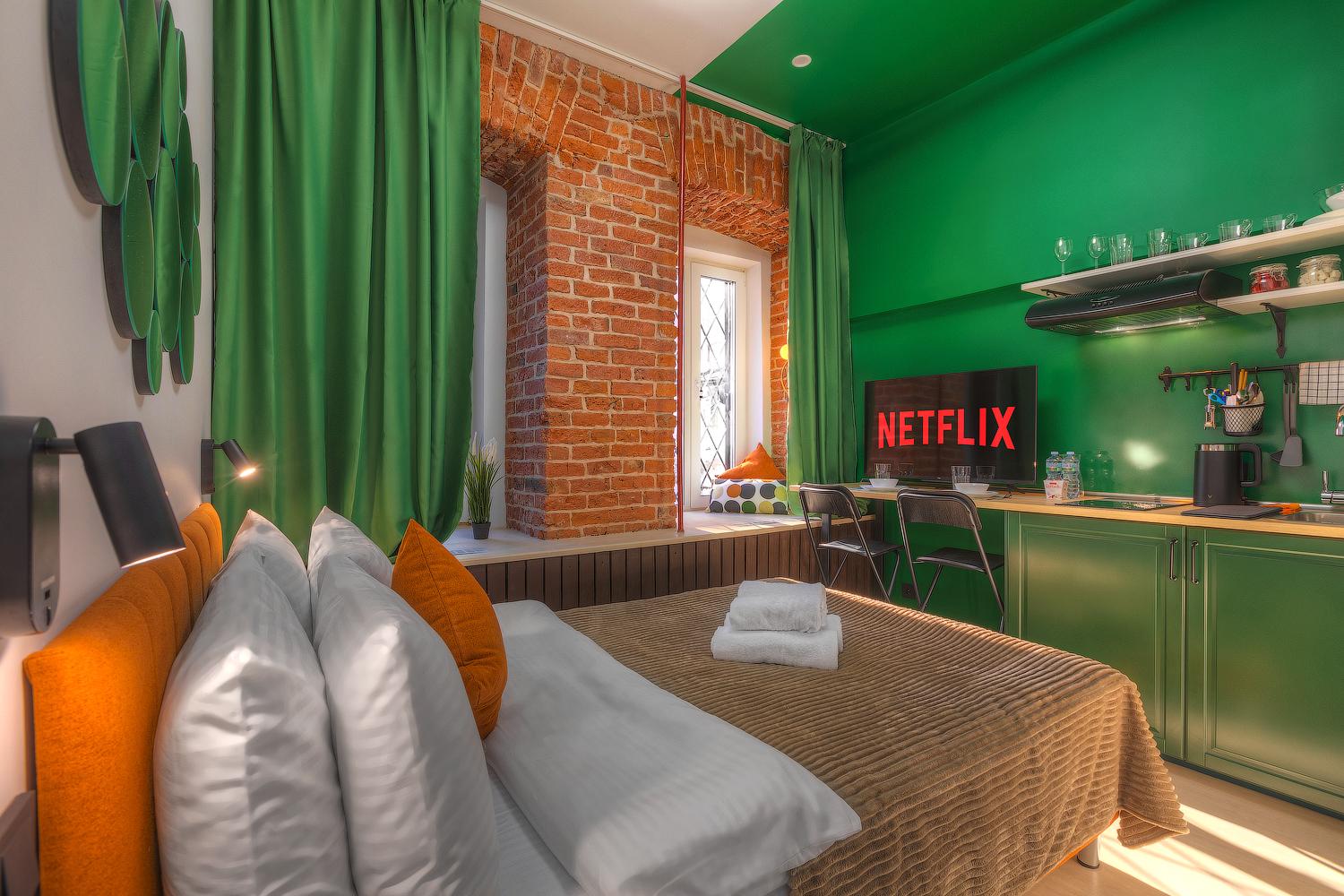 2-местный номер студия, 14 м²