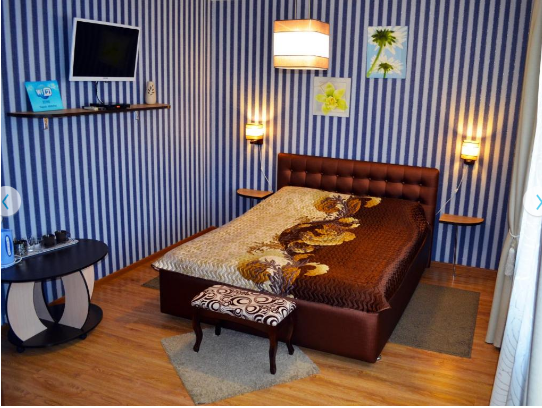 Номер стандарт с 1 двуспальной кроватью