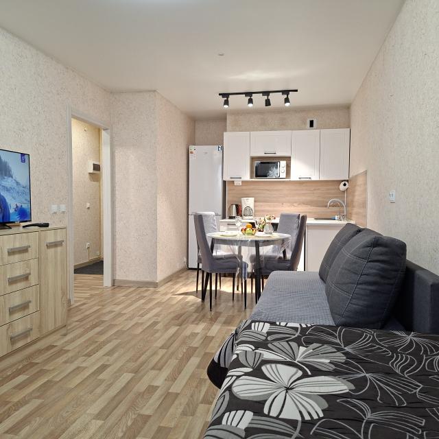 Cozy apartment in a quiet center near the Arena and the Planet of Sports.
