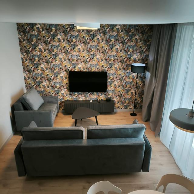 Designer two-room apartments.