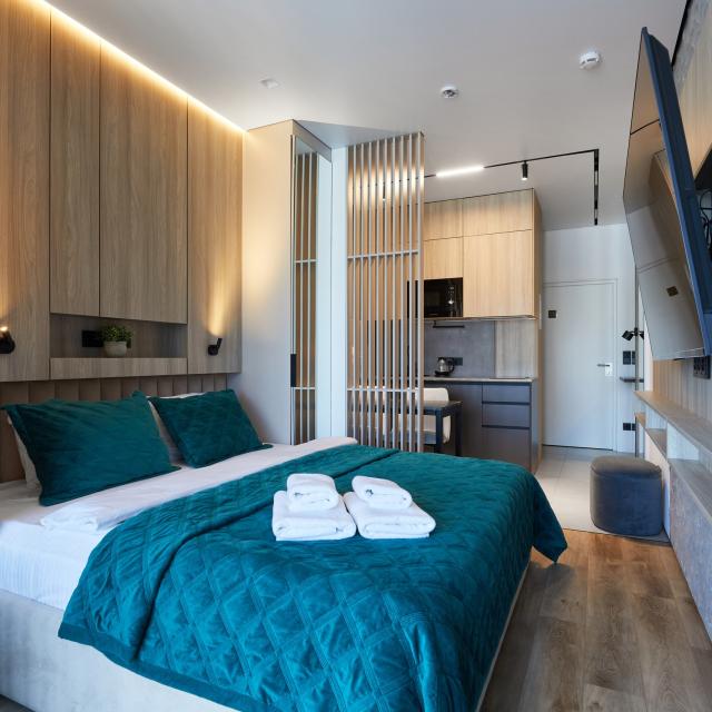Apartment in Khosta with a balcony and a wonderful view of the sea