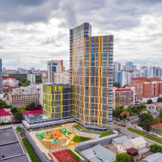 The apartment building on Khokhryakov Street