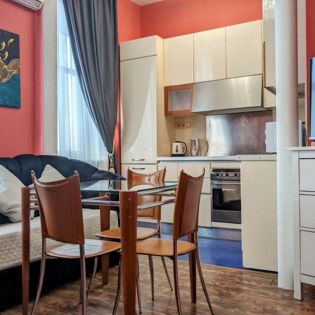 The apartment is available on Bolshaya Dorogomilovskaya 9