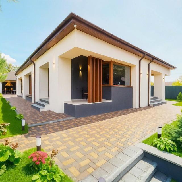 Country villa in the forest