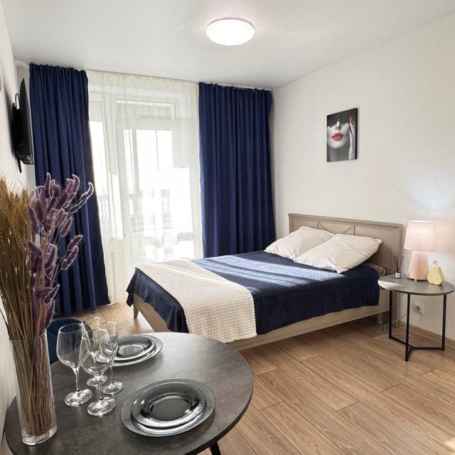 Studio apartments on Novostroya street 9