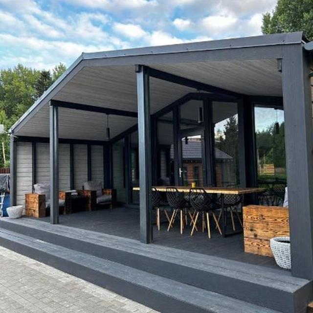 Madero Barn House with sauna