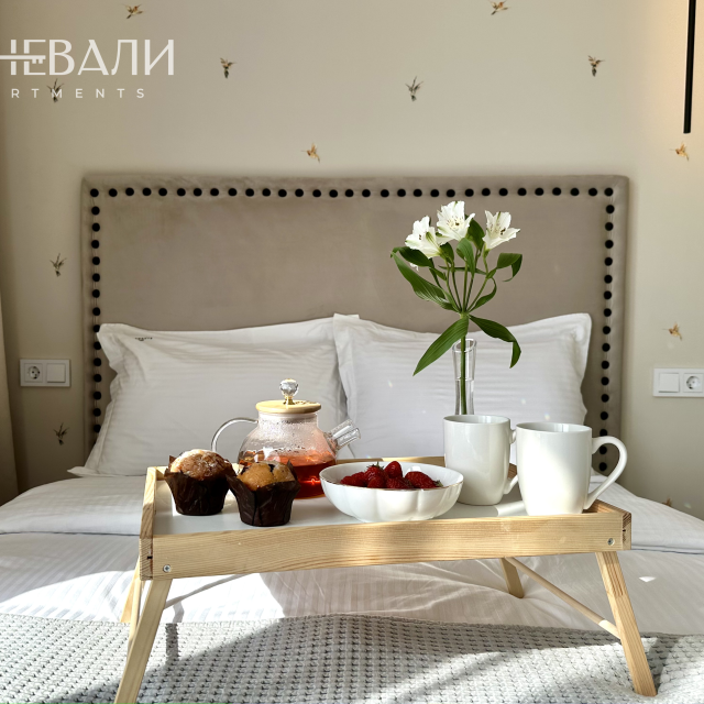 The apartment "Spent the night" at 50 Fastovskaya Street 