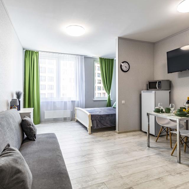 Studio apartment on Shcherbakova street 80