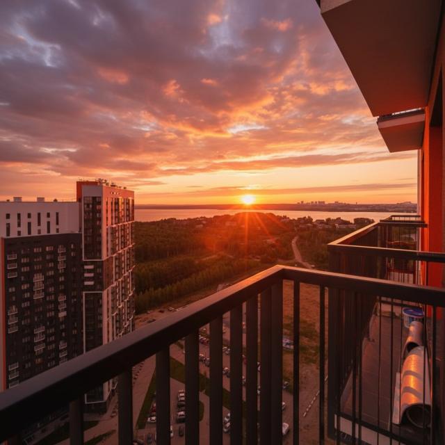 Comfort class apartments on Zeleny Ostrov street 14