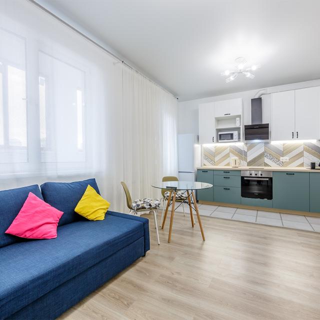 There is an apartment at 9 Rimsky Proezd