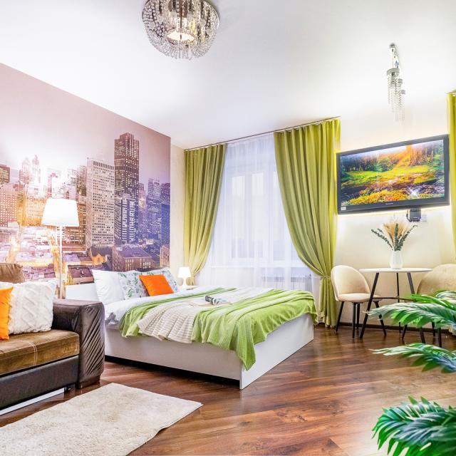 Studio apartment, 41 m2, 3 beds