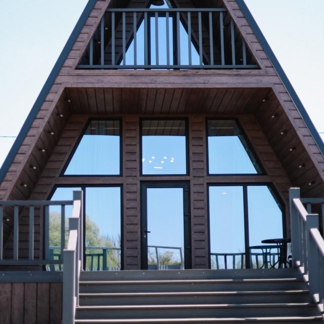 A large house at Alex's recreation center.