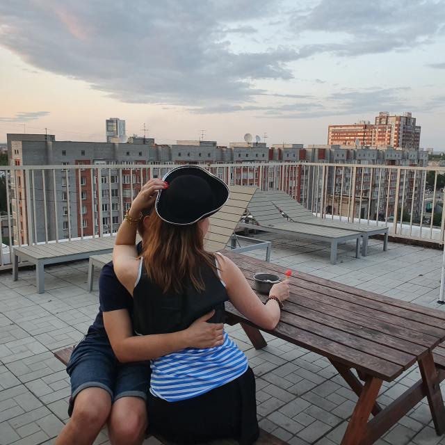 ApartOlimp on Krylova with a terrace