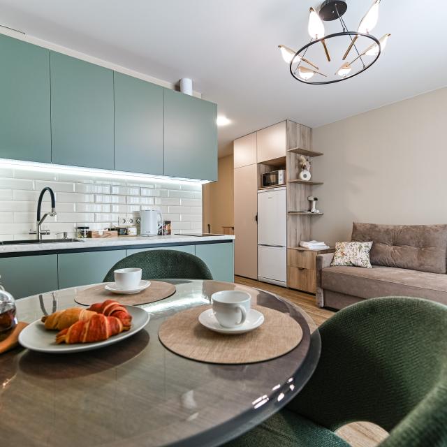 Eco-style apartments in the city center
