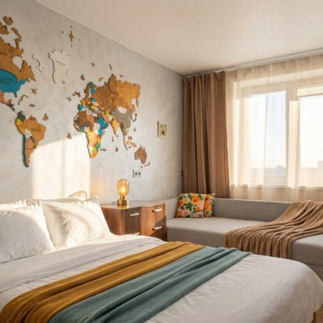 One-bedroom apartment in Harmony residential complex