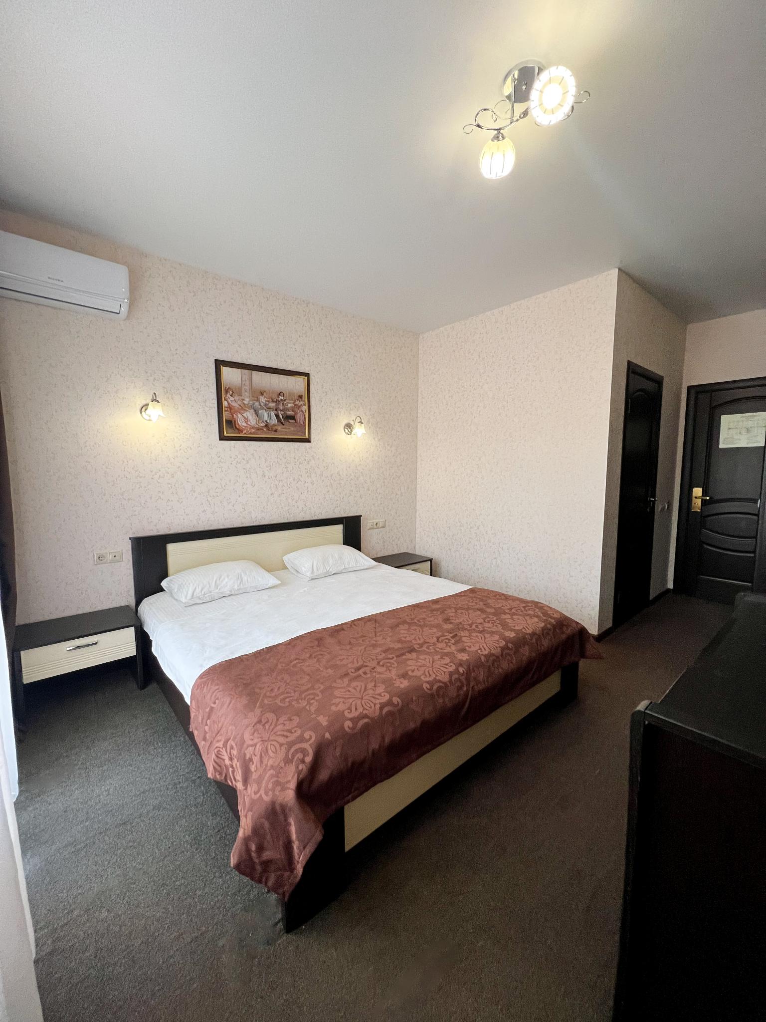 1-комнатный номер стандарт эконом с 1 двуспальной кроватью, 18 м²