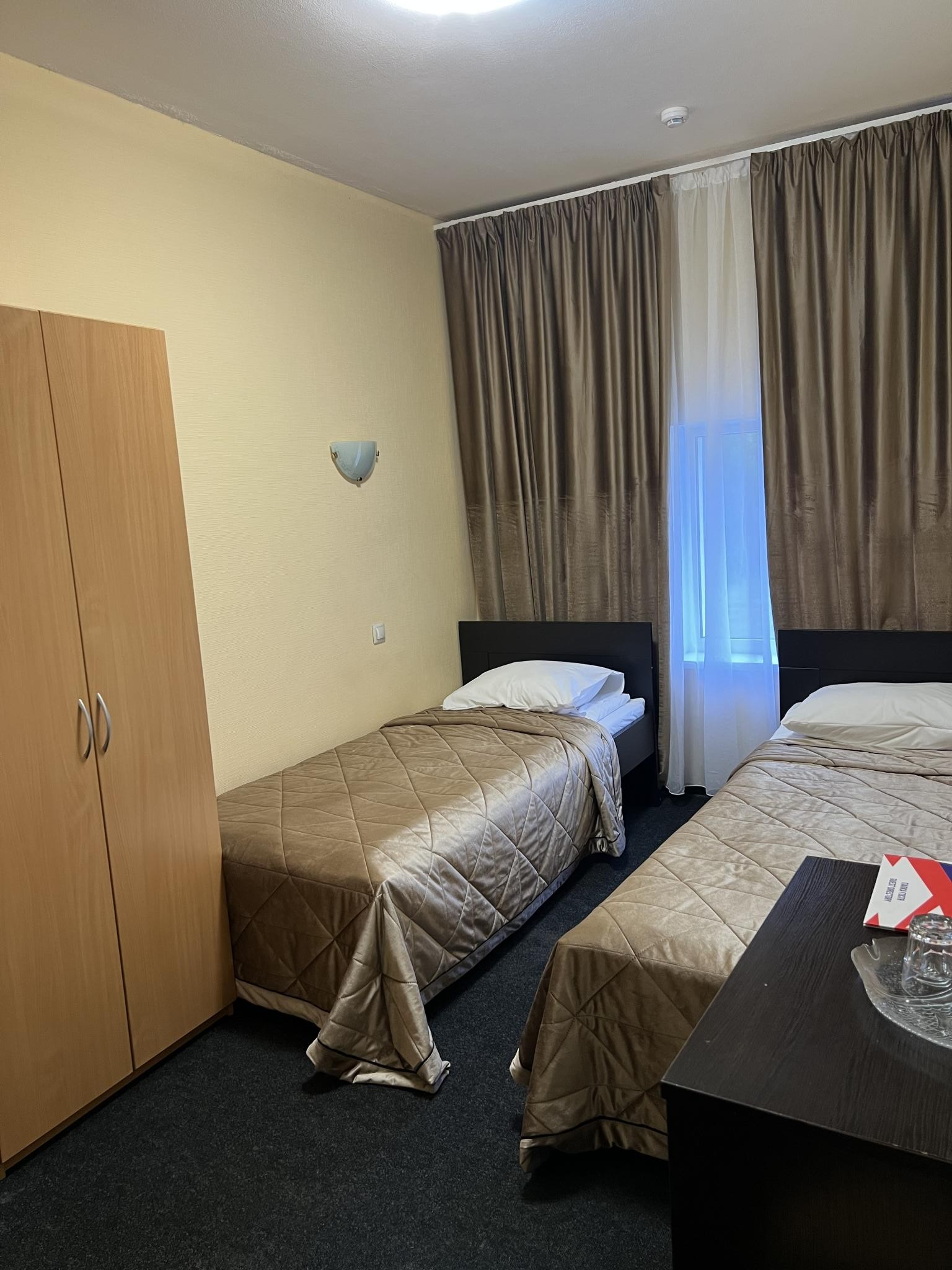 Номер эконом с 2 односпальными кроватями, 16.5 м²