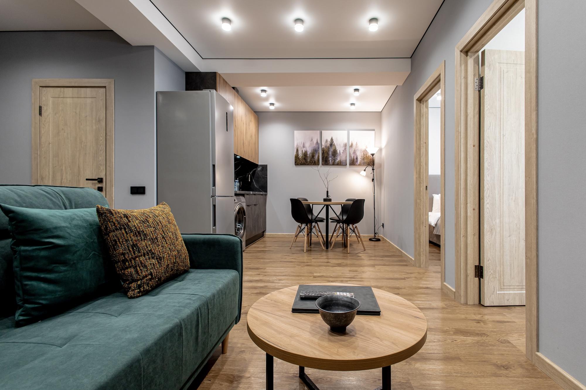 3-комнатные апартаменты, 46 м²