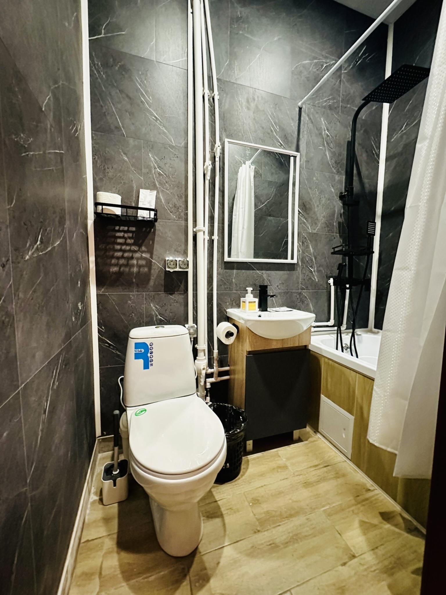 Номер стандарт с 1 двуспальной кроватью в Stay Way на Курской