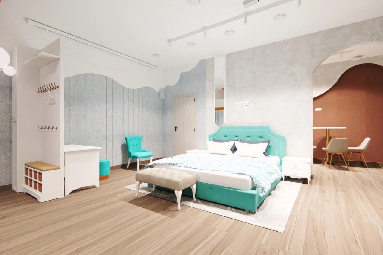 Апартаменты-студия, 62 м², 4 этаж