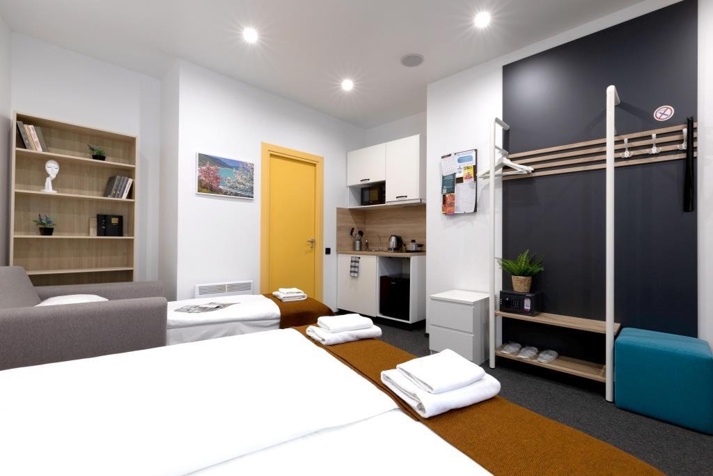 1-комнатные апартаменты, 25 м², 1 этаж 3