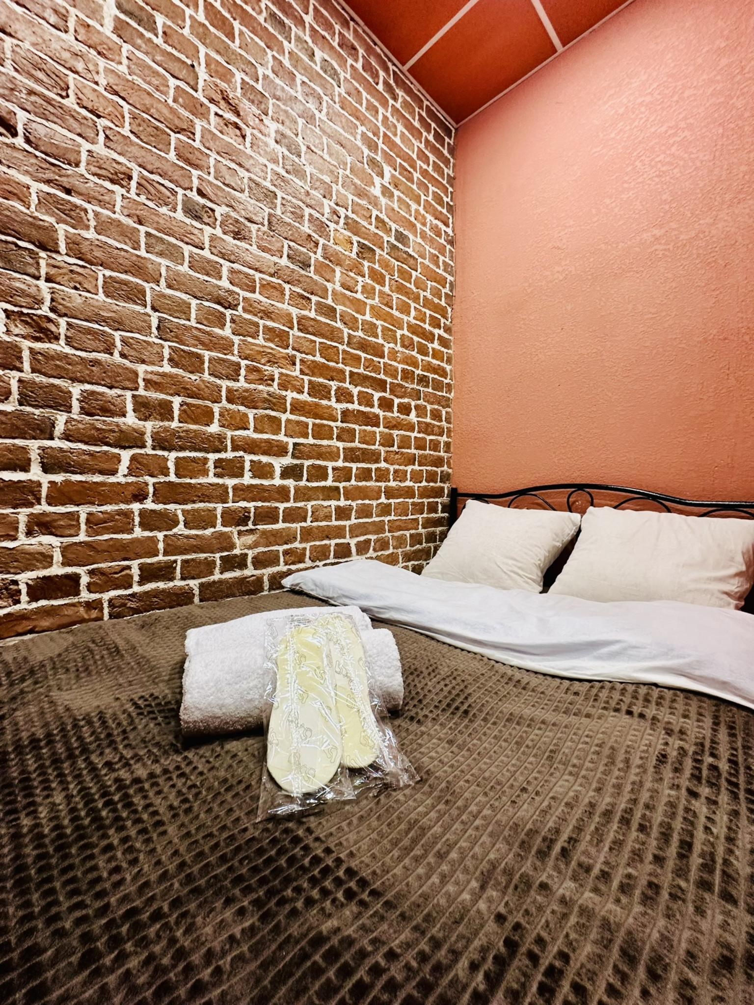 Номер стандарт с 1 двуспальной кроватью (без окна) в Stay Way на Курской