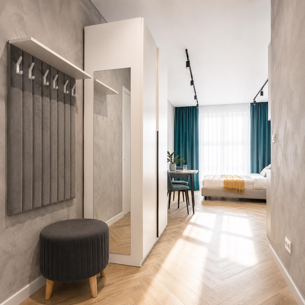 Апартаменты-студия, 28 м², 9 этаж 4
