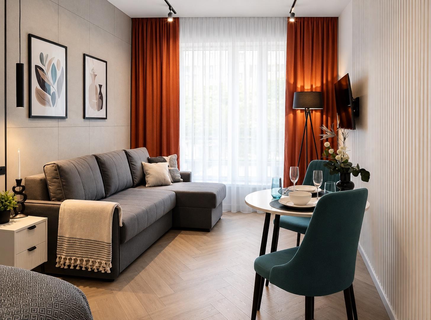 Апартаменты-студия, 22 м², 2 этаж 4