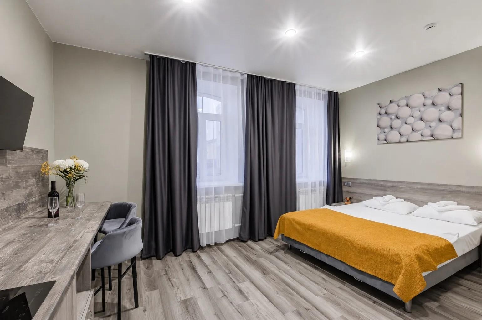 1-комнатные апартаменты, 20 м²