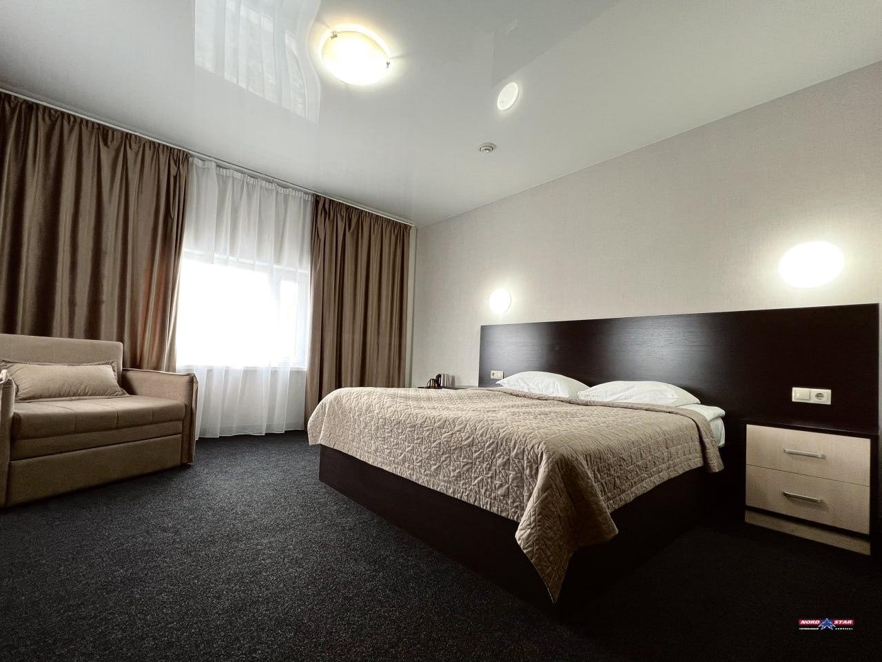 Номер стандарт с 1 двуспальной кроватью, 25 м²