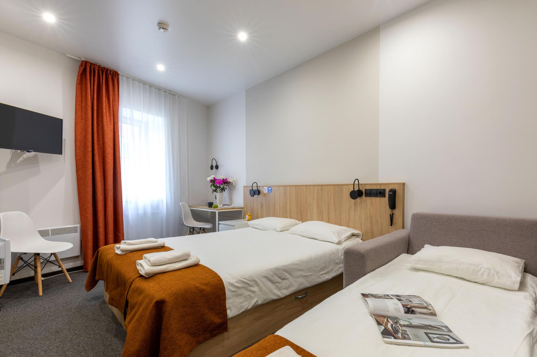 1-комнатные апартаменты, 25 м², 1 этаж 2