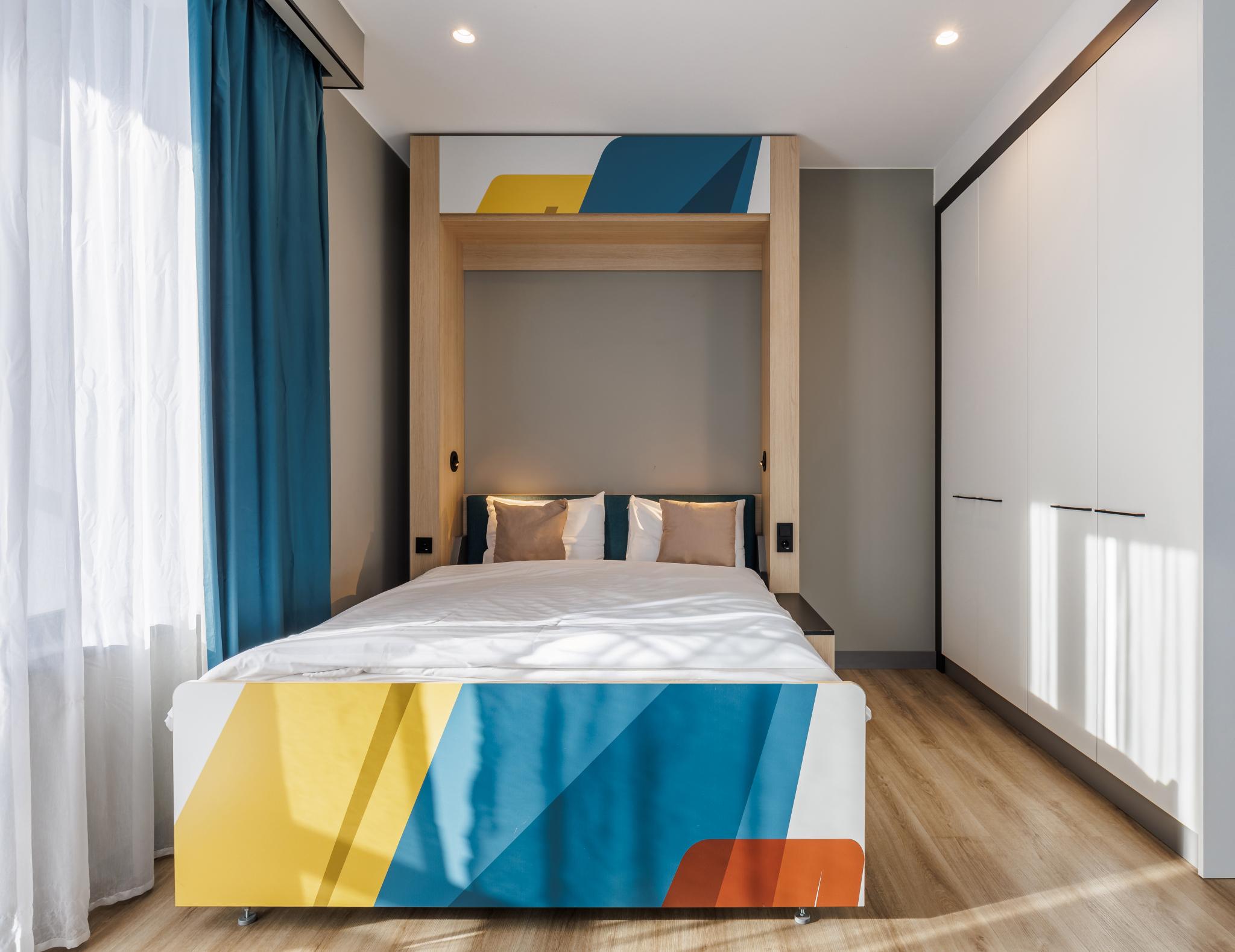 1-комнатные апартаменты, 45 м², 10 этаж 3