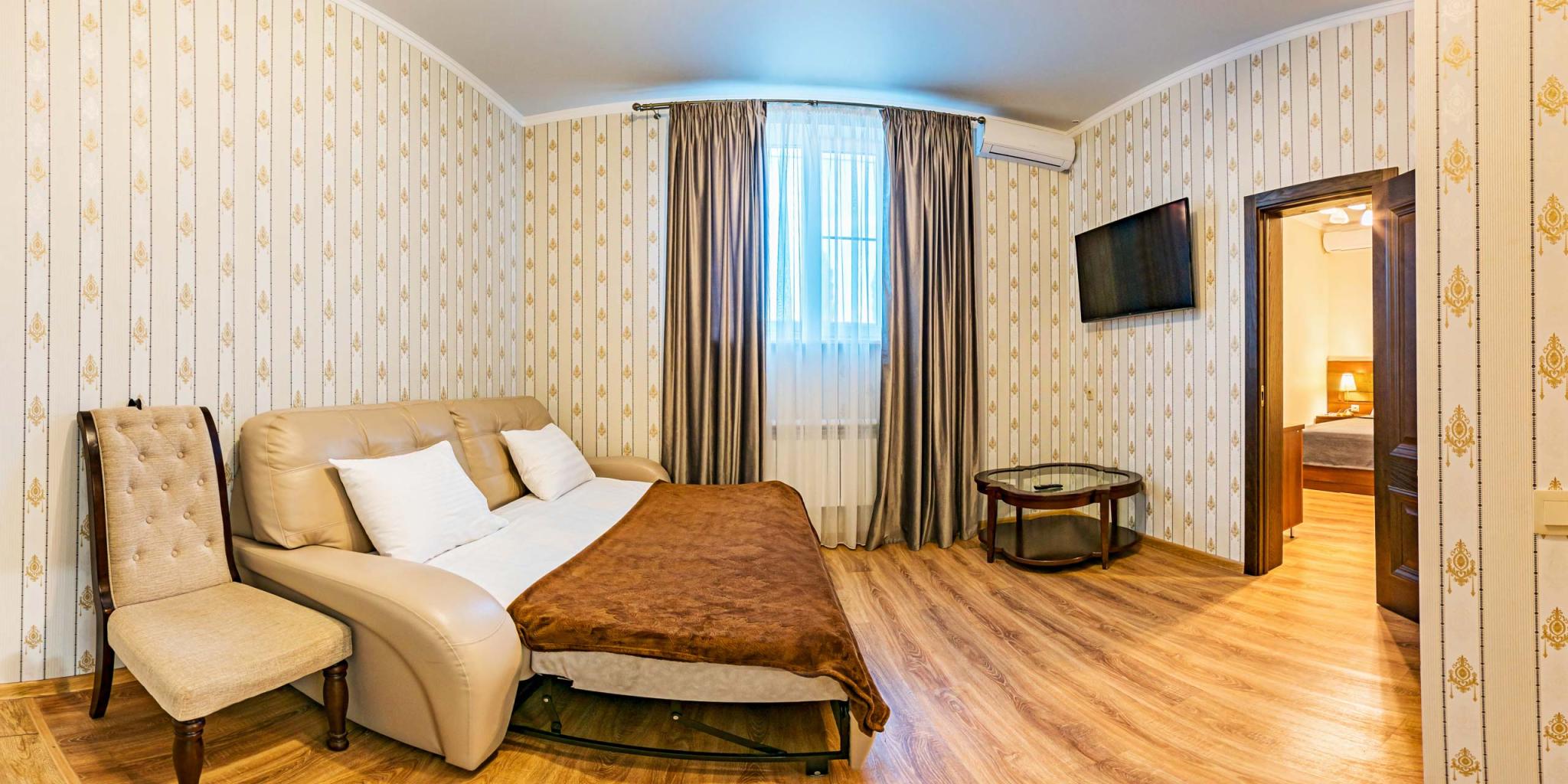 2-комнатный номер люкс с 1 двуспальной кроватью, 50 м²