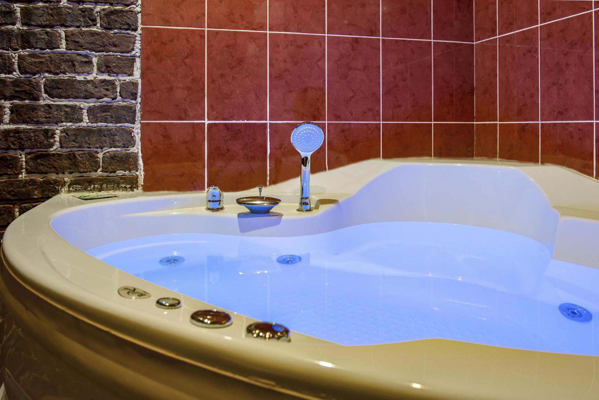 Номер с кроватью Queen Size, ванная комната с SPA Джакузи 4