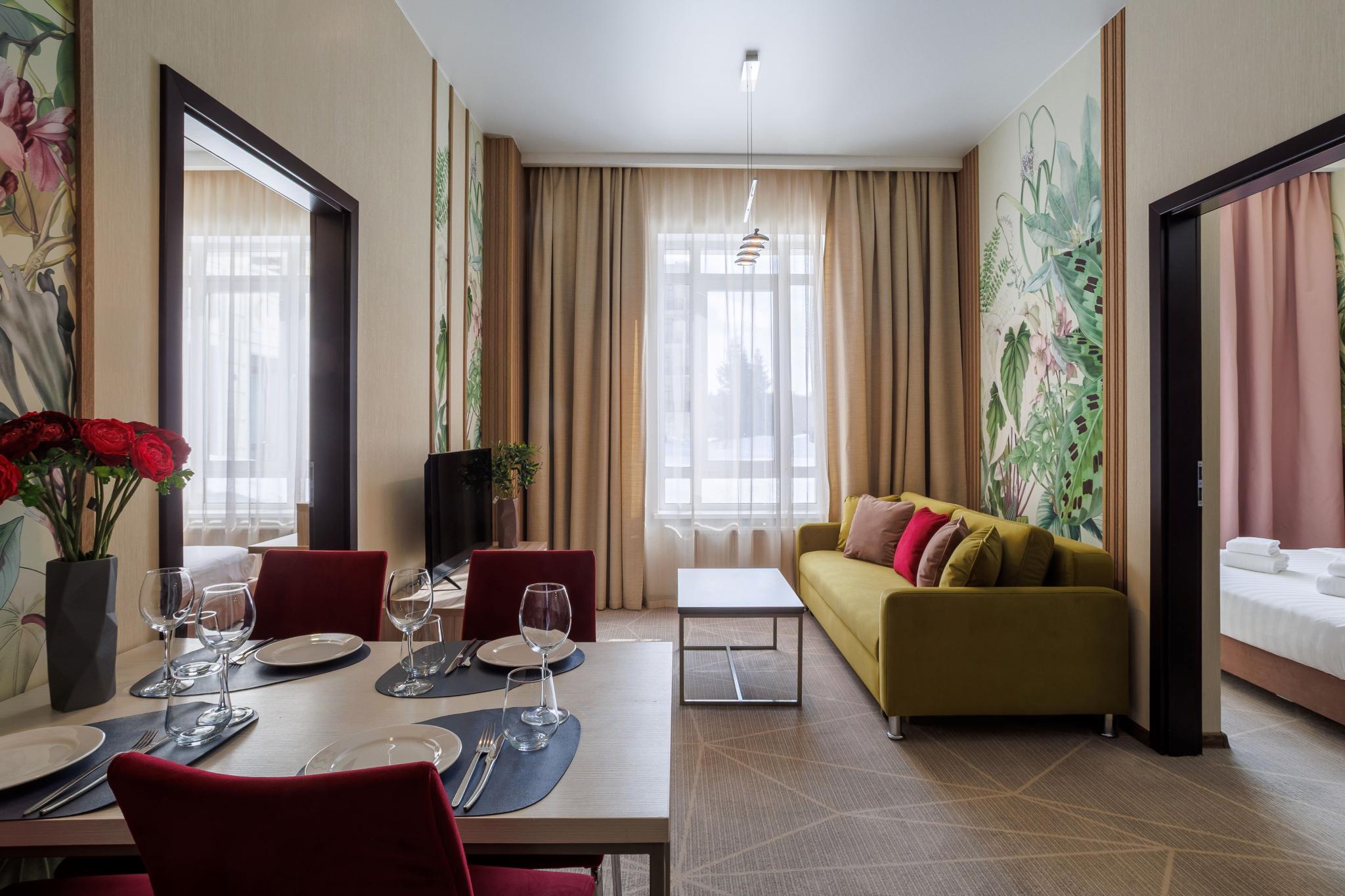 3-комнатные апартаменты, 51 м²