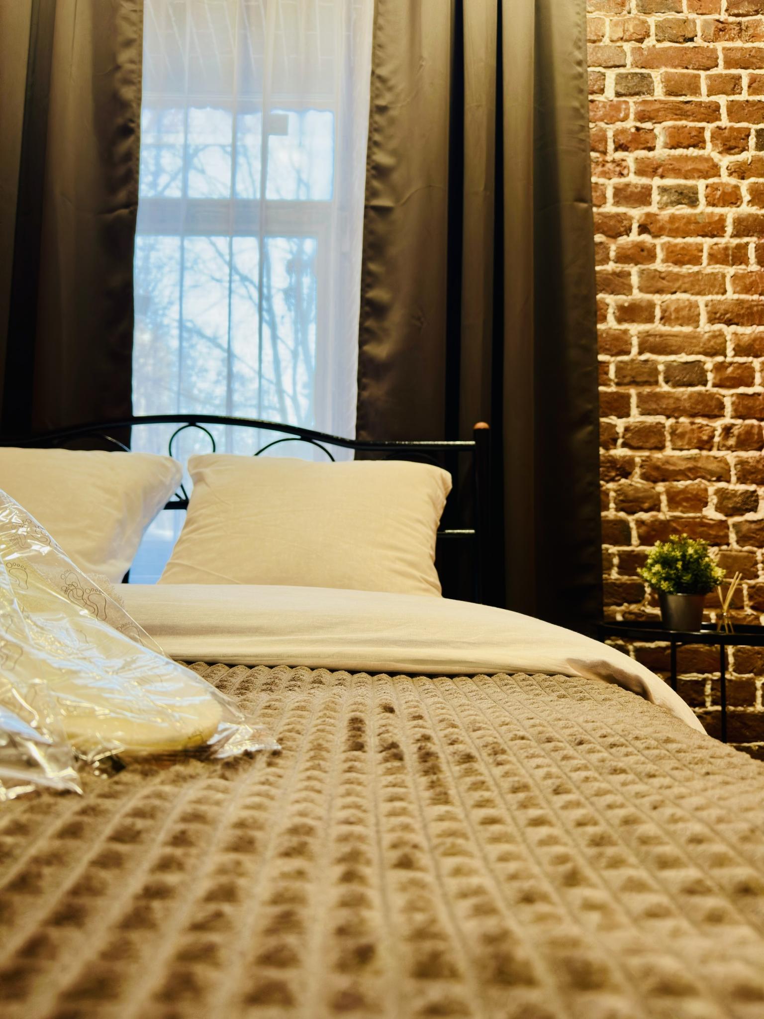 Номер стандарт с 1 двуспальной кроватью в Stay Way на Курской